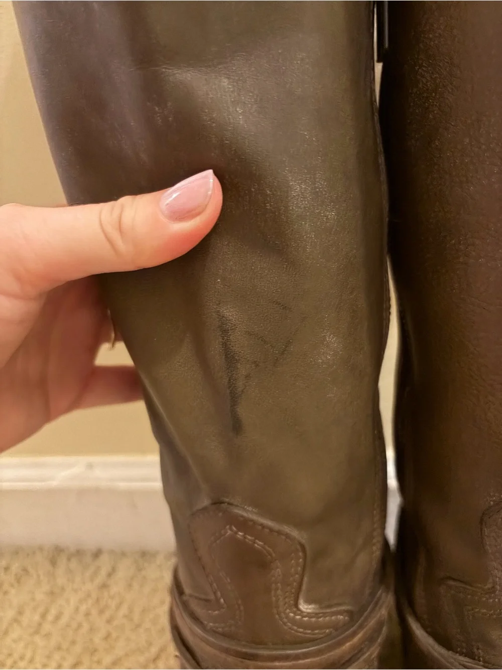 Freebird by Steven Tall Brown Leather Over-the-Knee Boots